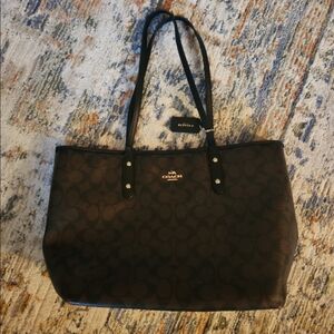 Brown coach bag